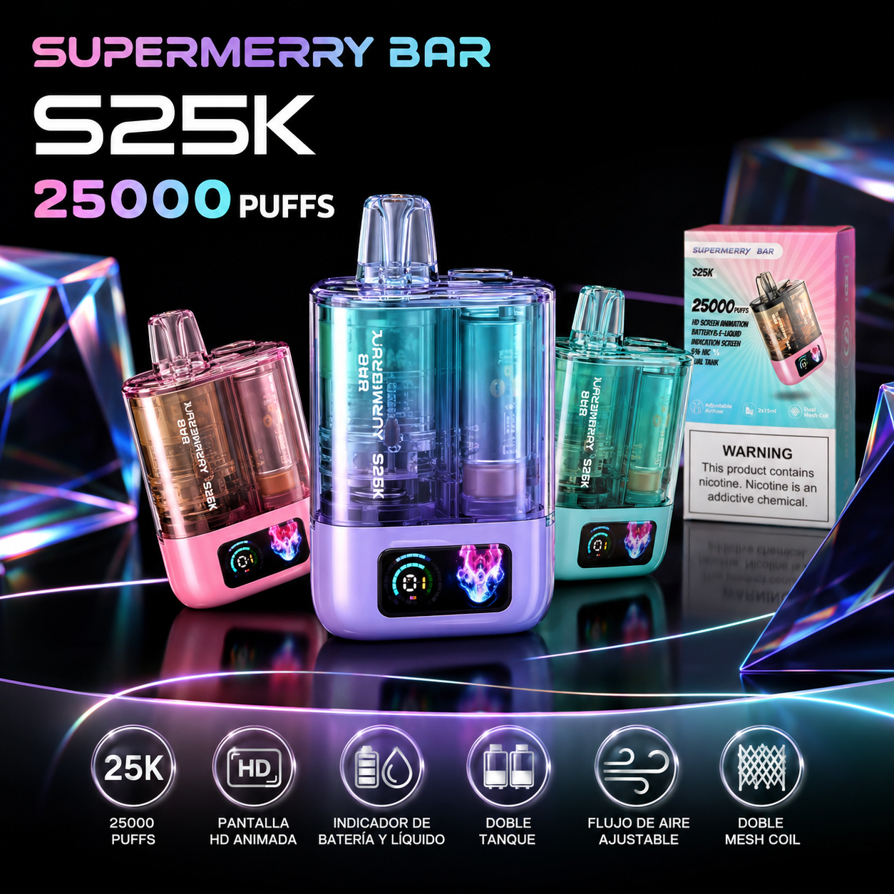 SUPERMERRY BAR 25,000 HITS