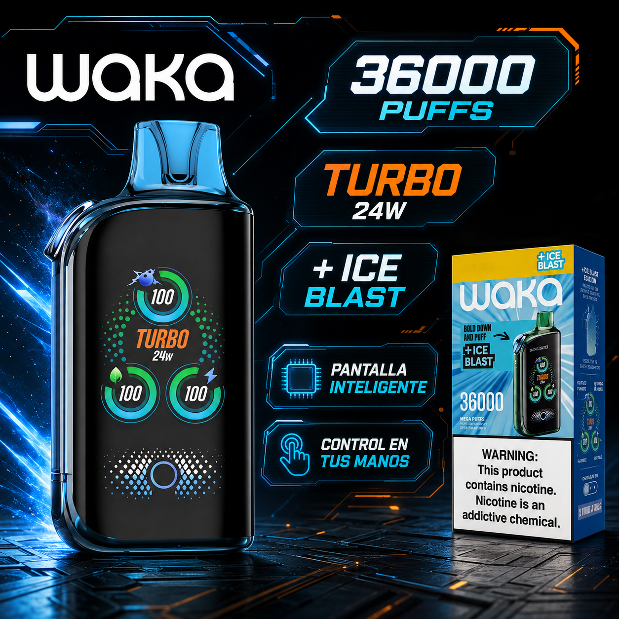WAKA BURST 36,000 HITS