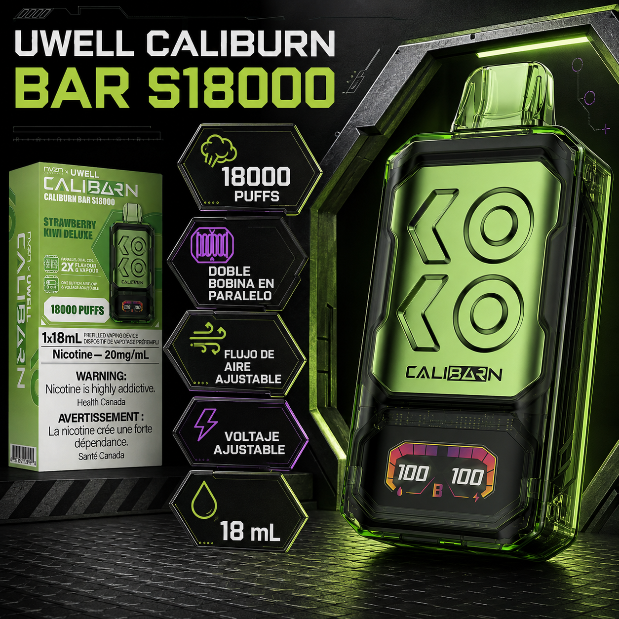 CALIBURN 18,000 HITS