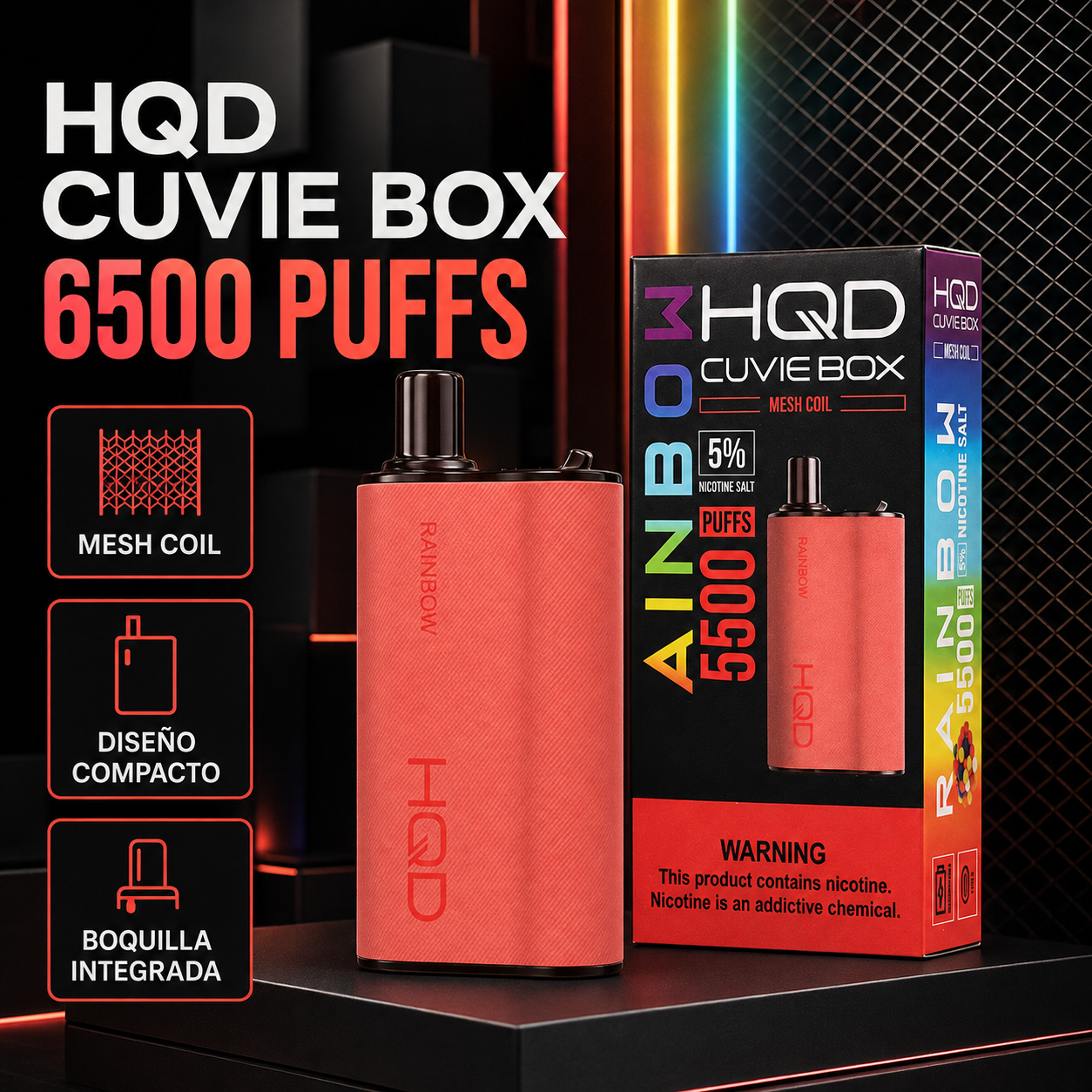 HQD CUVIE BOX 5,500 HITS
