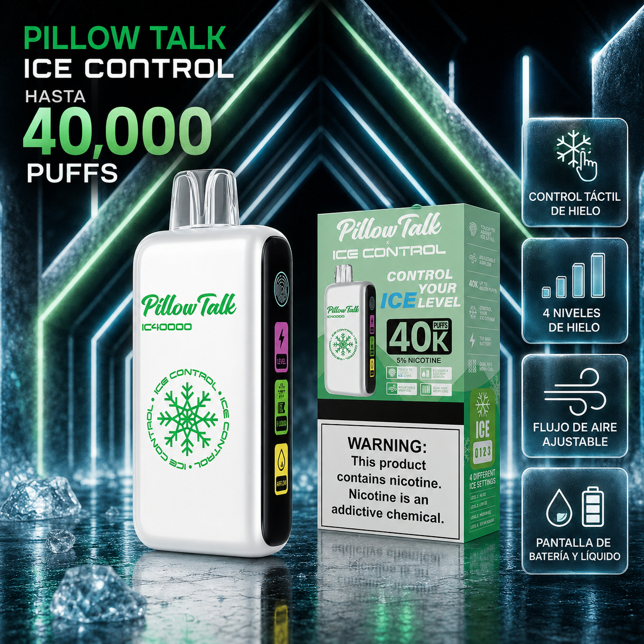 PILLOW TALK ICE CONTROL 40,000 HITS