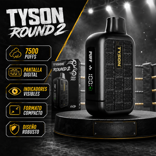 TYSON ROUND 2  7,500 HITS