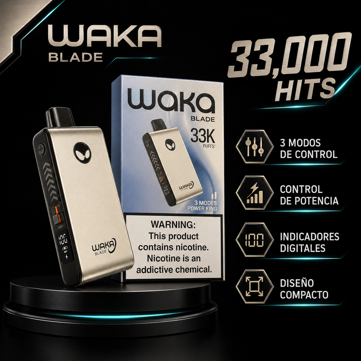 WAKA BLADE 33,000 HITS
