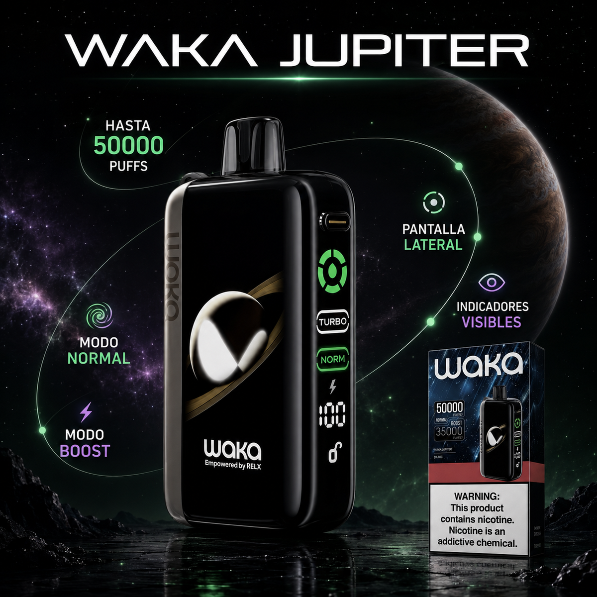WAKA JUPITER 50,000 HITS